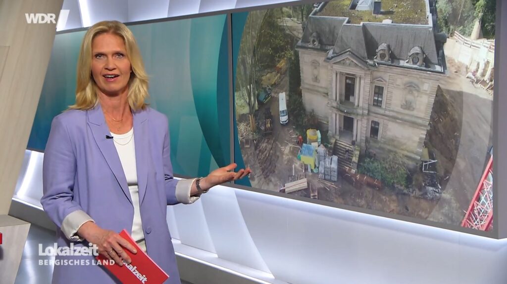 Screenshot WDR Fernsehbeitrag Villa Amalia