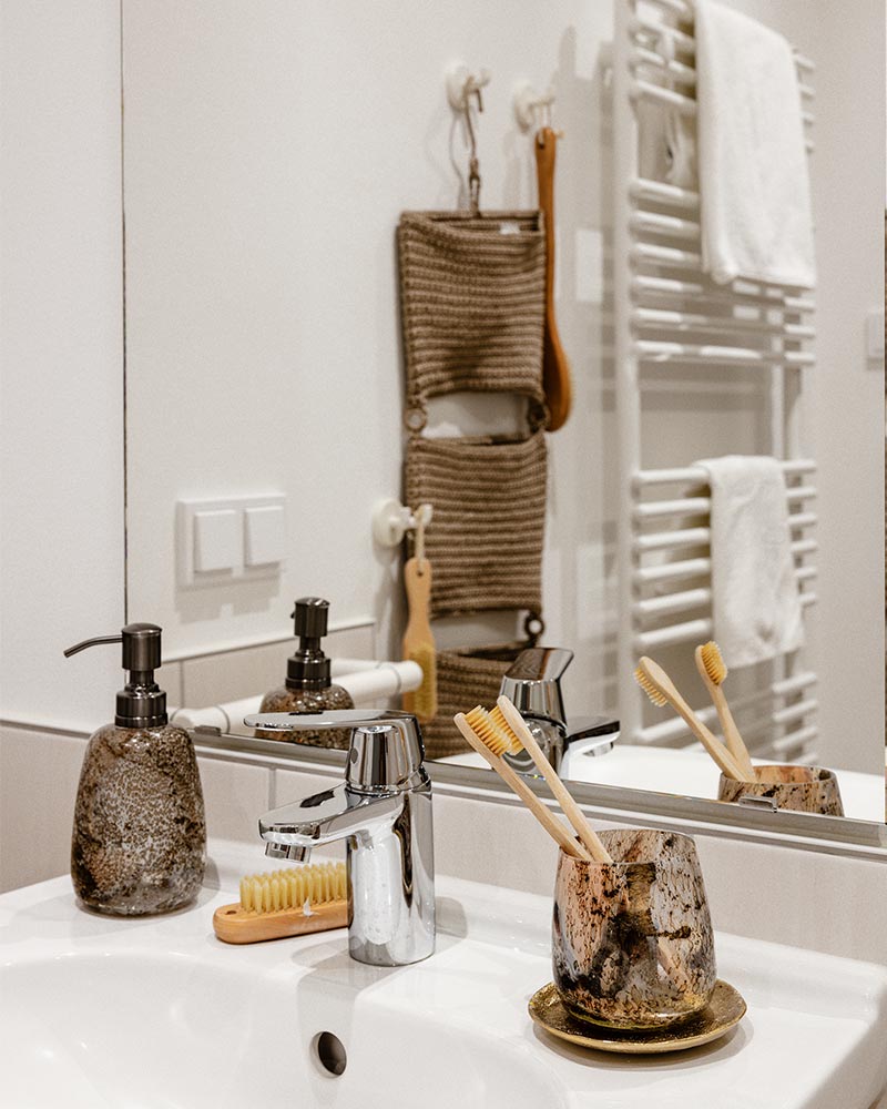 Badezimmer einer Verhinderungspflege