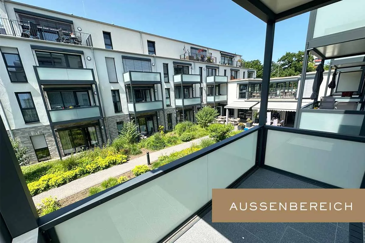 Balkonansicht 38m2 Wohnung SCHÖNES LEBEN Gladbeck
