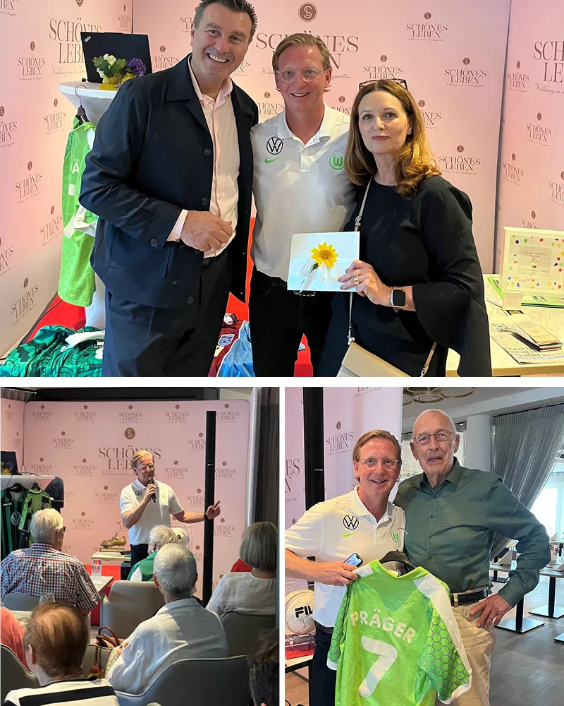 Vortrag mit Wolfsburger Profi-Fußballspieler Roy Präger SCHÖNES LEBEN Wolfsburg