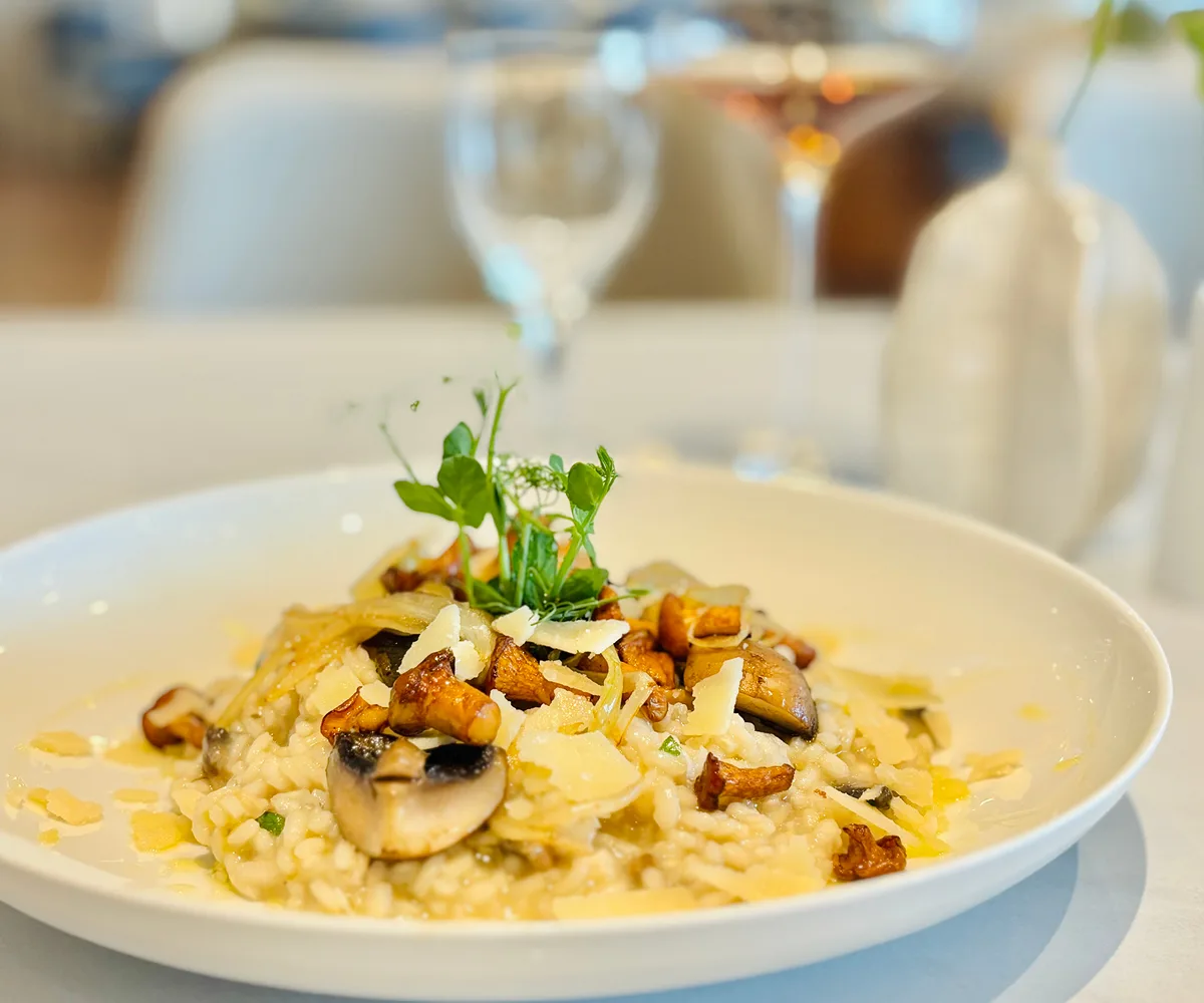 Waldpilzrisotto vegetarische Option
