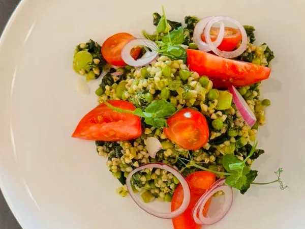 Genusspaket köstlicher Salat mit frischem Gemüse