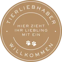 Siegel Tierfreunde und Hausteiere herzlich willkommen Seniorenresidenz SCHÖNES LEBEN